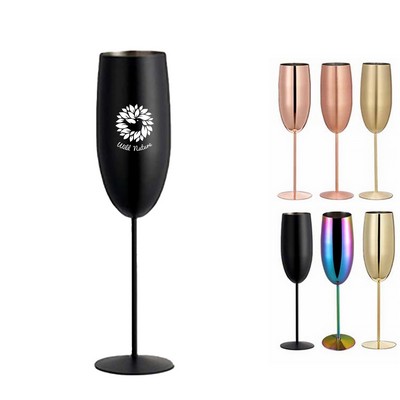 7 Oz. Metal Champagne Goblet