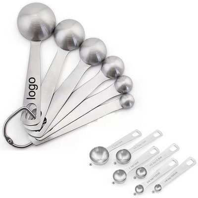 6pcs Stainless Steel Measuring Spoons