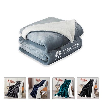 Sherpa Fleece Bed Blanket