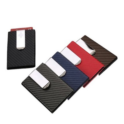 RFID Carbon Fiber Card Holder