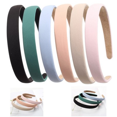 0.78 Inch Solid Simple Headband