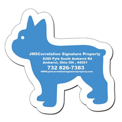 4.26x3.92 Dog Shaped Magnets - 20 Mil