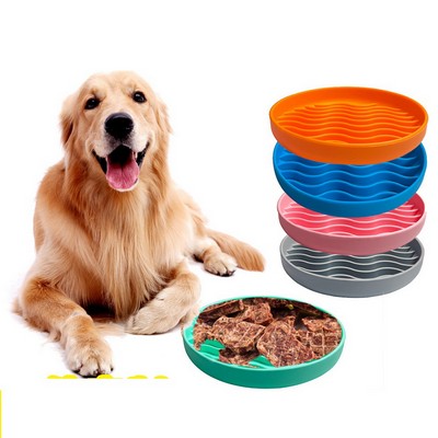 Silicone Pet Choking Slow Food Bowl