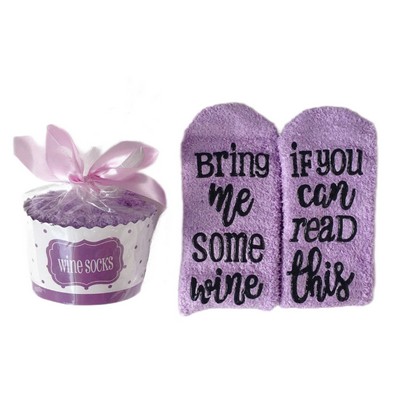 Funny Wine Sock with Cupcake Package (direct import)