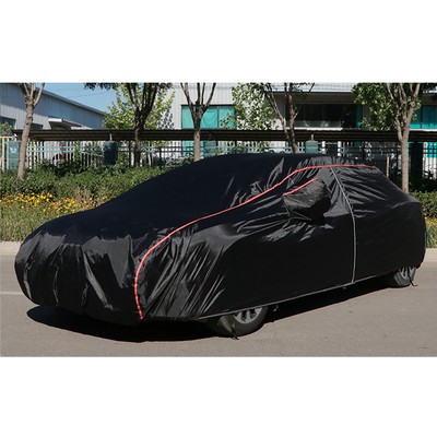 DuPont Oxford Size #2S Black Weatherproof Car Cover