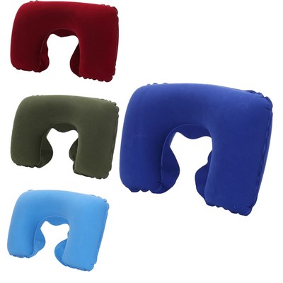 U-Shaped Inflatable Travel Neck Pillow