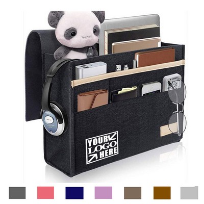 Multi-pockets Felt Bedside Caddy Storage Organizer