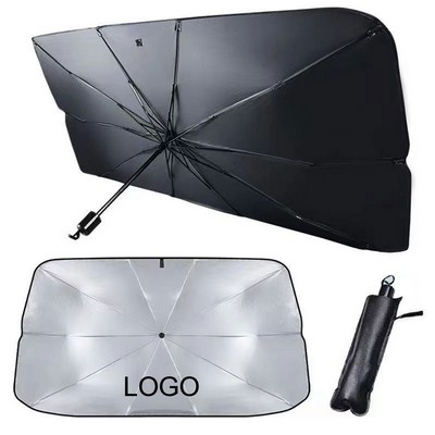 Automobile Titanium Silver Cloth Sunshade Umbrella