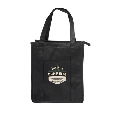 Stay Cool Non-Woven Insulated Tote Bag (Full Color Imprint)