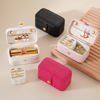 Mini Portable Jewelry Box Travel Jewelry Case