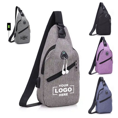 Chest Shoulder Backpack Travel Crossbody Bag