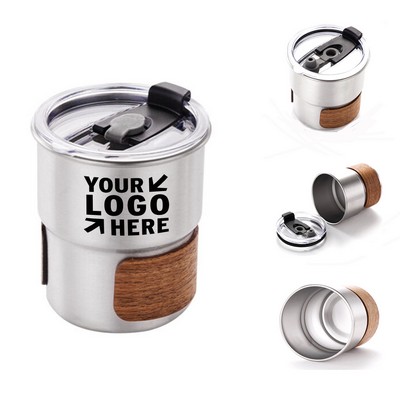 8 Oz.Stainless Steel Coffee Mugs with Lid