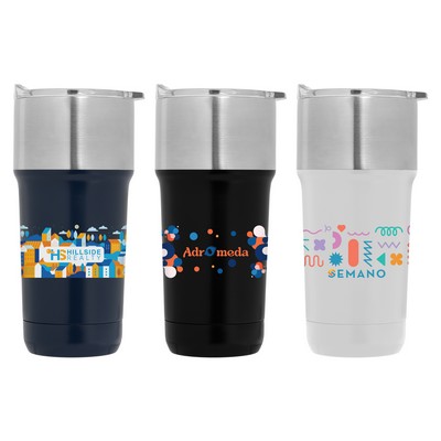 Optimus - 20 oz. Double Wall Stainless Tumbler with Ceramic Interior - ColorJet