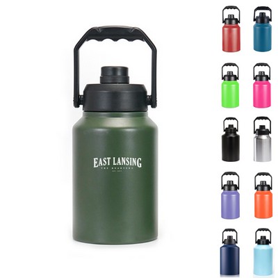 Half Gallon Water Bottle Insulated with Handle