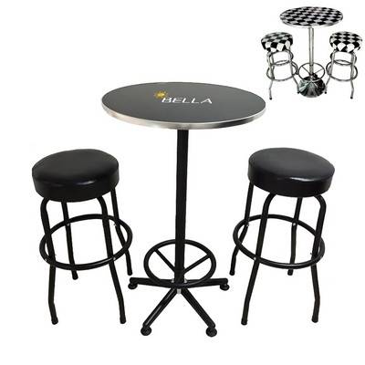 Bar Table and Chairs Set for 2