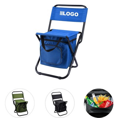 Outdoor Multifunctional Camping Folding Cooler Fishing Stool