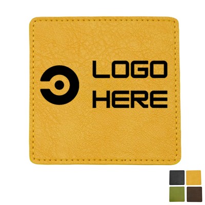 Pu Leather Square Heat Resistant Coaster