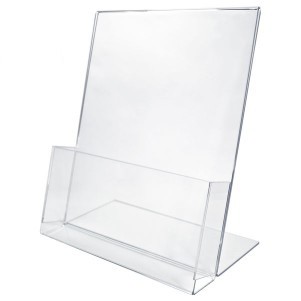 Large Acrylic Easel Stand w/Box (8.5"x11"x1.5")