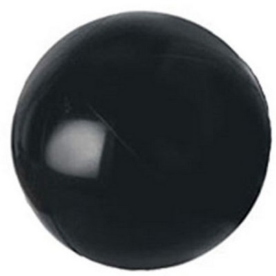 6" Inflatable Solid Black Beach Ball