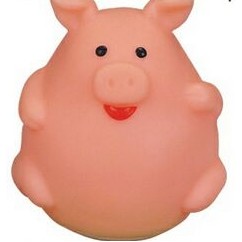 Rubber Roly Poly Pudgy Pig