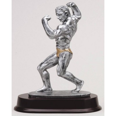 Male Body Building Figure Award - 9 1/2"