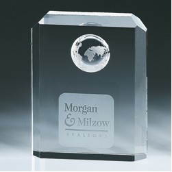 Crystal Globe Menorah Award