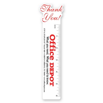 2"X8" Thank You Custom Printed Bookmarks