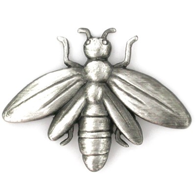 Antique Silver Bee Insect Pin