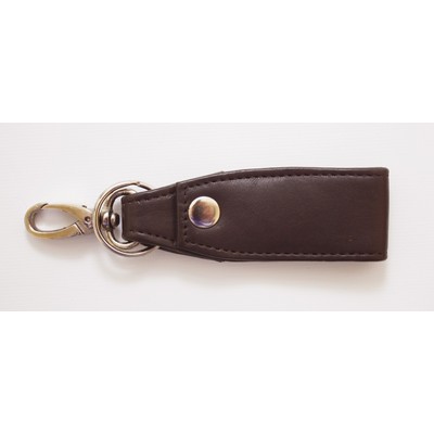 Ashlin® Designer Expresso Brown Arcadia Key-Fob w/Ring