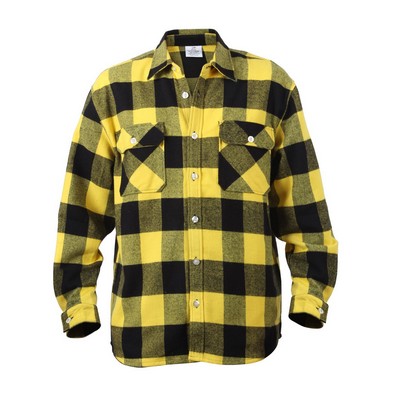 Yellow Extra Heavyweight Flannel Shirt (S to XL)