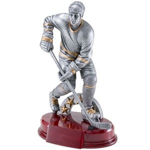 Hockey, Male - Resin Figures - 7-3/4"