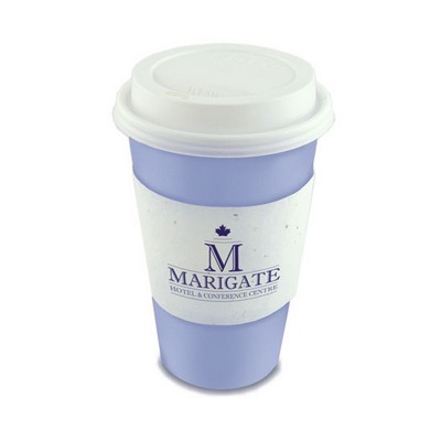 2-Sided Seed Paper Coffee Cup Sleeve