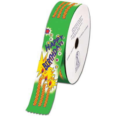 Happy Birthday Multicolor Ribbon Roll