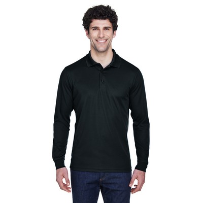 CORE 365 Men's Tall Pinnacle Performance Long-Sleeve Piqué Polo