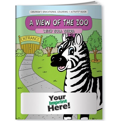 Coloring Book - A View of the Zoo with Zola Zebra