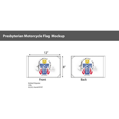 Presbyterian Motorcycle Flags 6x9 inch