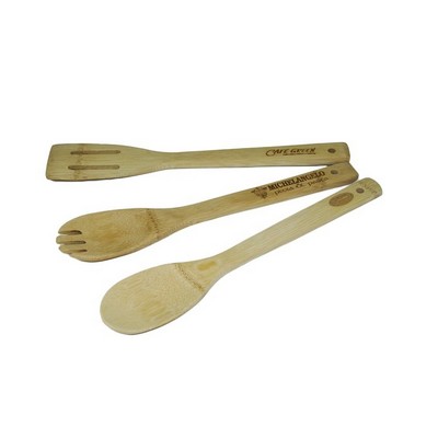 Bamboo 3 Piece Utensil Set