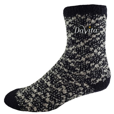 Fashion Fuzzy Feet Crew Socks