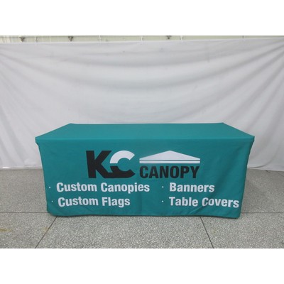 6ft. Custom Printed FITTED Table Cover