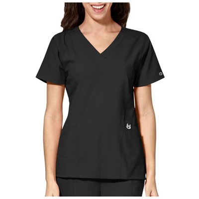 WonderWink Women's W123 Women's Stylized V-Neck Scrub Top