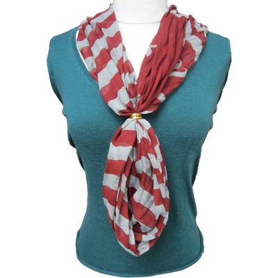 Custom Infinity Scarf - Digital Print - Silk