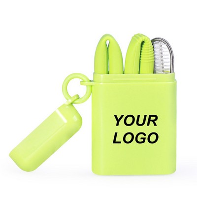 Travel Reusable Straw Silicone Straw Drinking Folding Straws