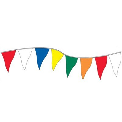 Triangle Plasticloth Pennants (12"x18")