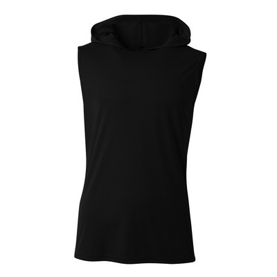 A-4 Men's Cooling Performance Sleeveless Hooded T-shirt