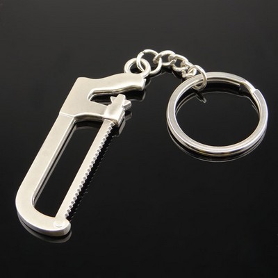 Hacksaw Shaped Key Chain