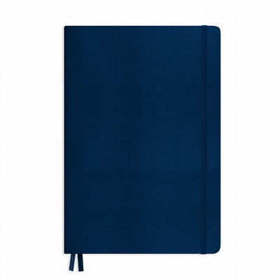 A5 Medium Softcover Notebook - Navy Blue, Ruled Pages