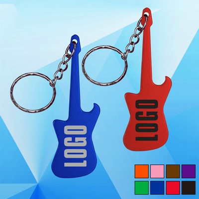 Electric Guitar Shaped Key Chain