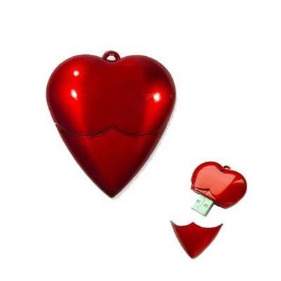 Heart Shape USB Flash Drive 4GB