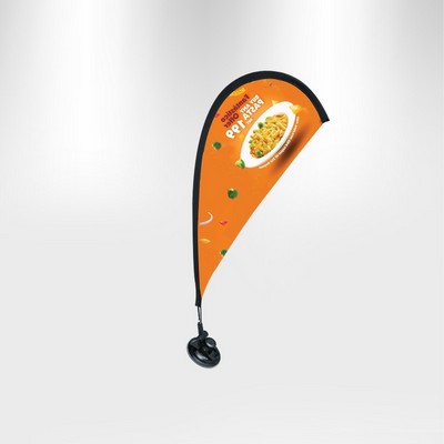 Mini Suction Cup Flag - Teardrop