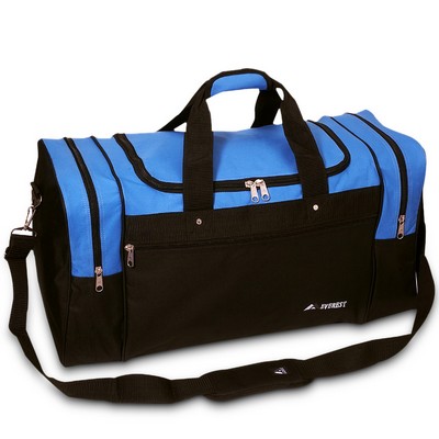 Everest Sports Duffel, Large, Royal Blue/Black